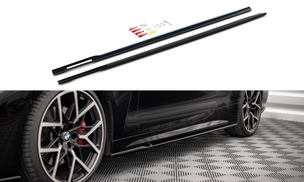 Seitenschweller V1 Ansatz für für BMW 4er M - Paket / M440i G22 / G23 / G22 Facelift / G23 Facelift