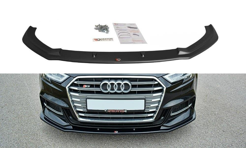 Frontlippe V1 für Audi S3 / A3 S-Line Hatchback / Sportback 8V Facelift