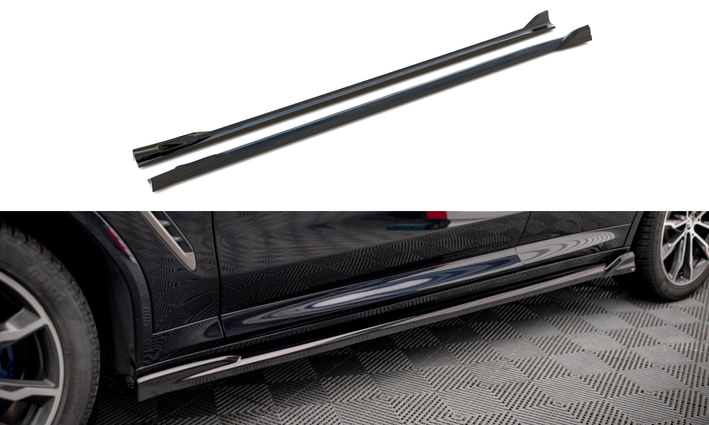 Seitenschweller V2 Ansatz für BMW X4 M - Paket G02