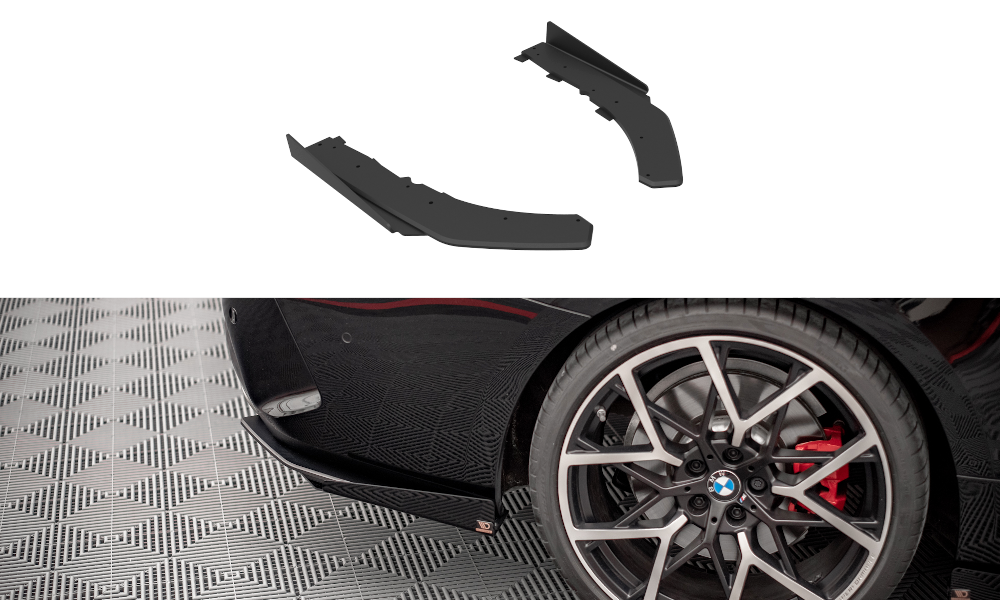 Street Pro Flaps Heckansatz Diffusor + Flaps für BMW 4er M-Paket G22 / G23 / G22 Facelift / G23 Facelift