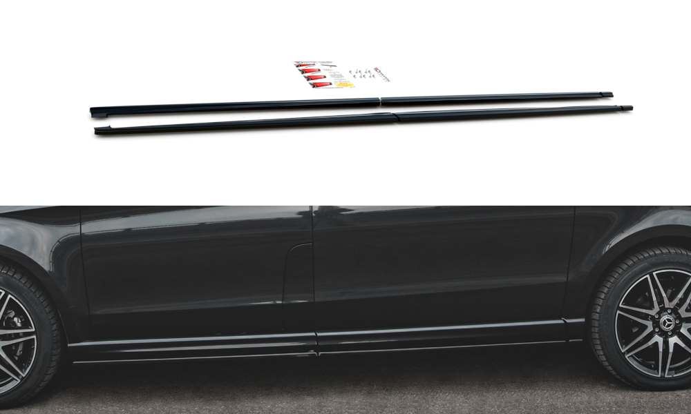 Seitenschweller Ansatz für Mercedes-Benz V-Klasse Long AMG-Line W447