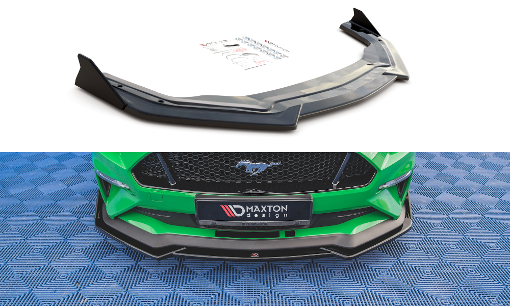 Frontlippe V1 + Flaps für Ford Mustang GT Mk6 Facelift