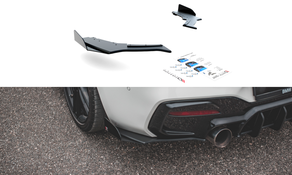 Street Pro Flaps Heckansatz V3 Diffusor + Flaps für BMW 1er M140i