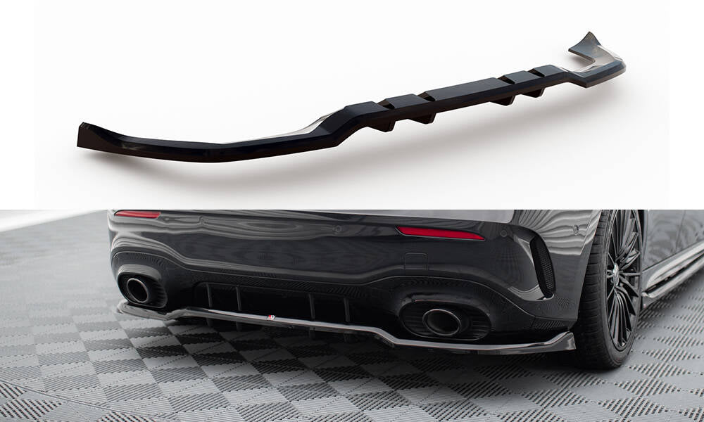 Mittlerer Cup Diffusor DTM Look Heck Ansatz für Mercedes-AMG A35 Hatchback W177