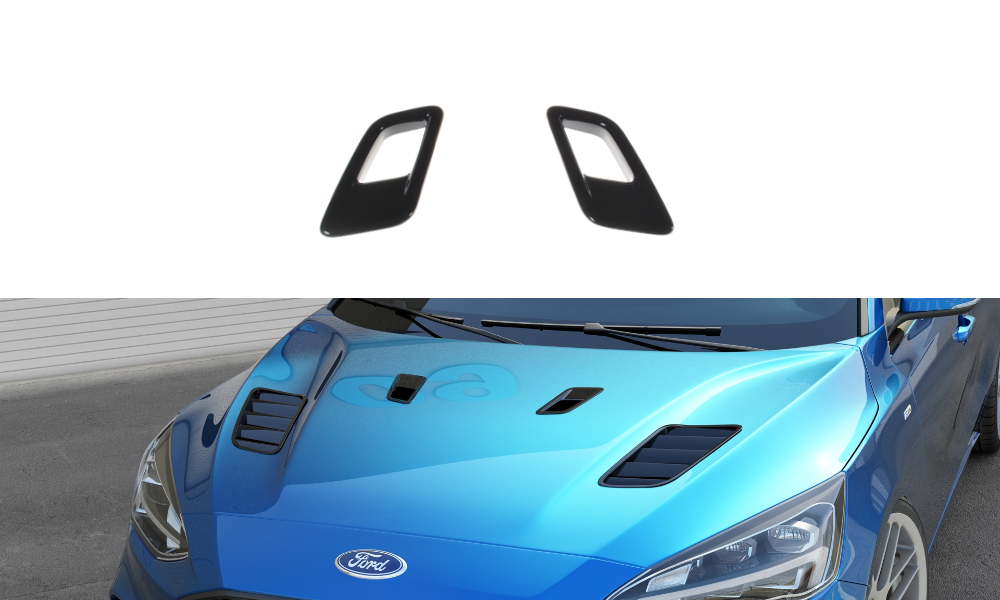 Motorhauben Luftschlitze für Ford Focus ST-Line / ST Mk4 (Klein)