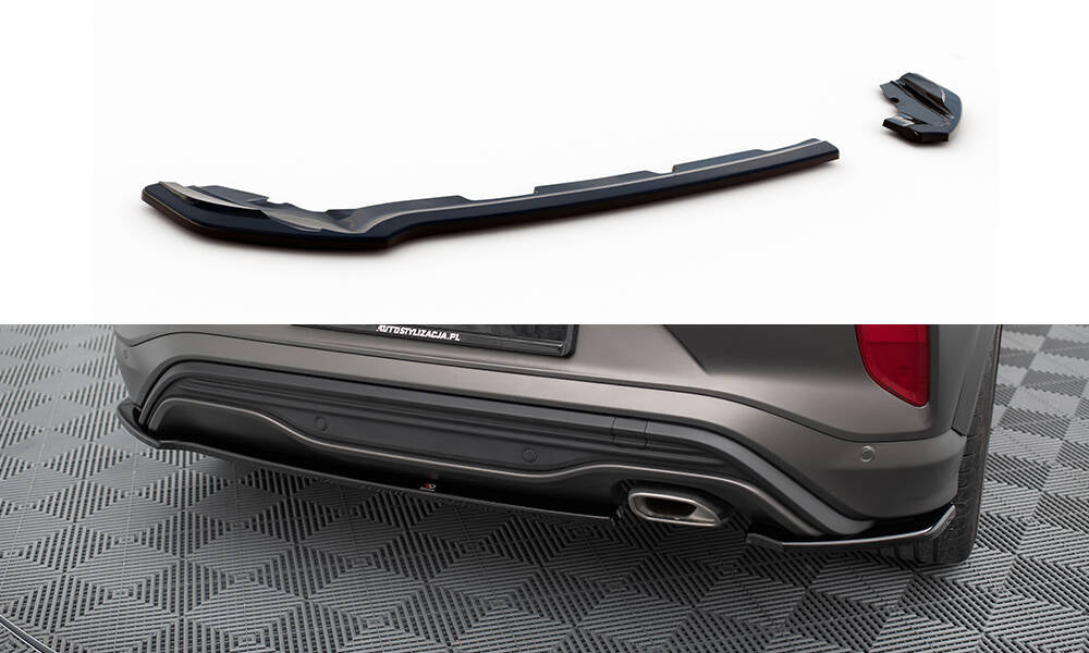 Heck Ansatz Flaps Diffusor für Ford Puma ST-Line Mk1