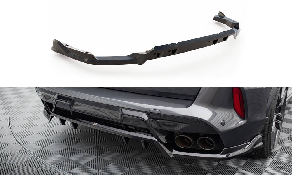 Mittlerer Cup Diffusor DTM Look Heck Ansatz für BMW X5 M F95 Facelift