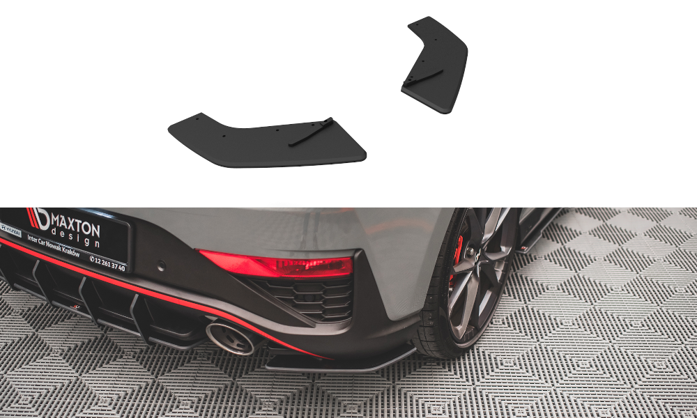 Street Pro Flaps Heckansatz Flaps Heckansatz für Hyundai I30 N Hatchback Mk3 Facelift