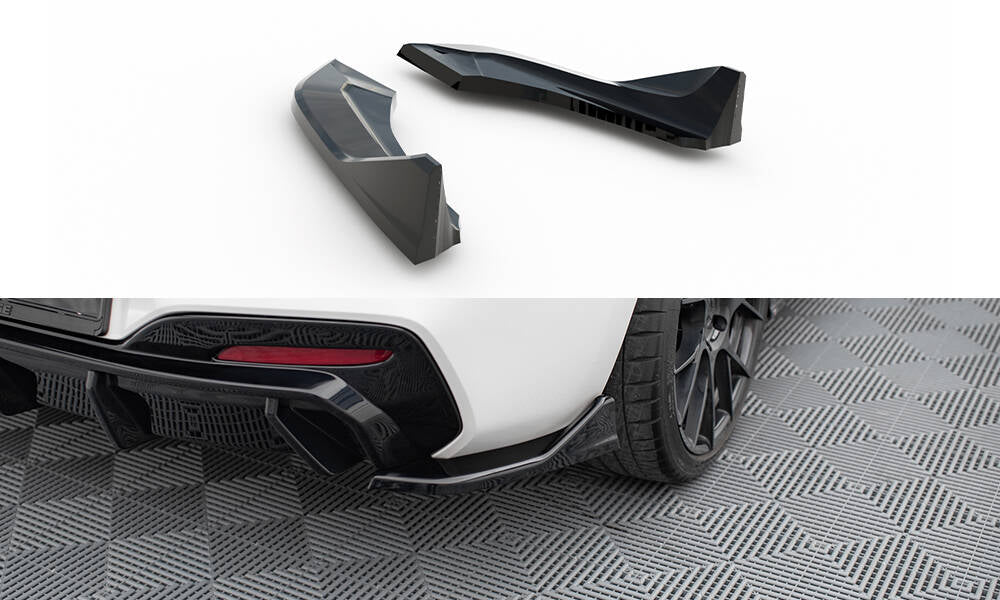 Flaps Heckansatz V3 Diffusor für (Für heckansatz ) BMW 1er M - Paket / M140i F20 Facelift