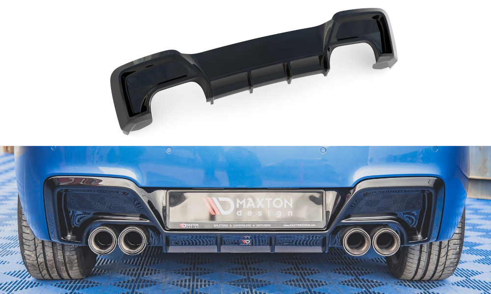 Diffusor V2 Heck Ansatz für BMW M135i F20