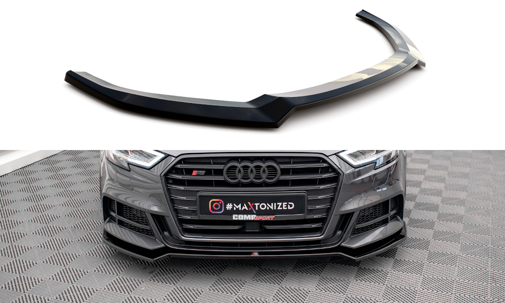 Frontlippe V2 für Audi S3 / A3 S-Line Sportback 8V Facelift
