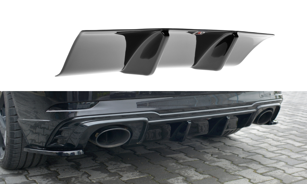 Diffusor Heck Ansatz für Audi RS3 8V FL Sportback