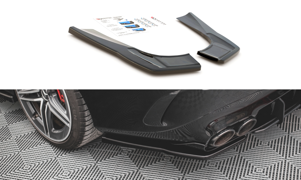 Heck Ansatz Flaps Diffusor für Mercedes-AMG CLA 35 Aero / 45 Aero C118