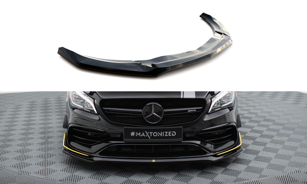 Frontlippe V3 für Mercedes-AMG CLA 45 Aero C117 Facelift