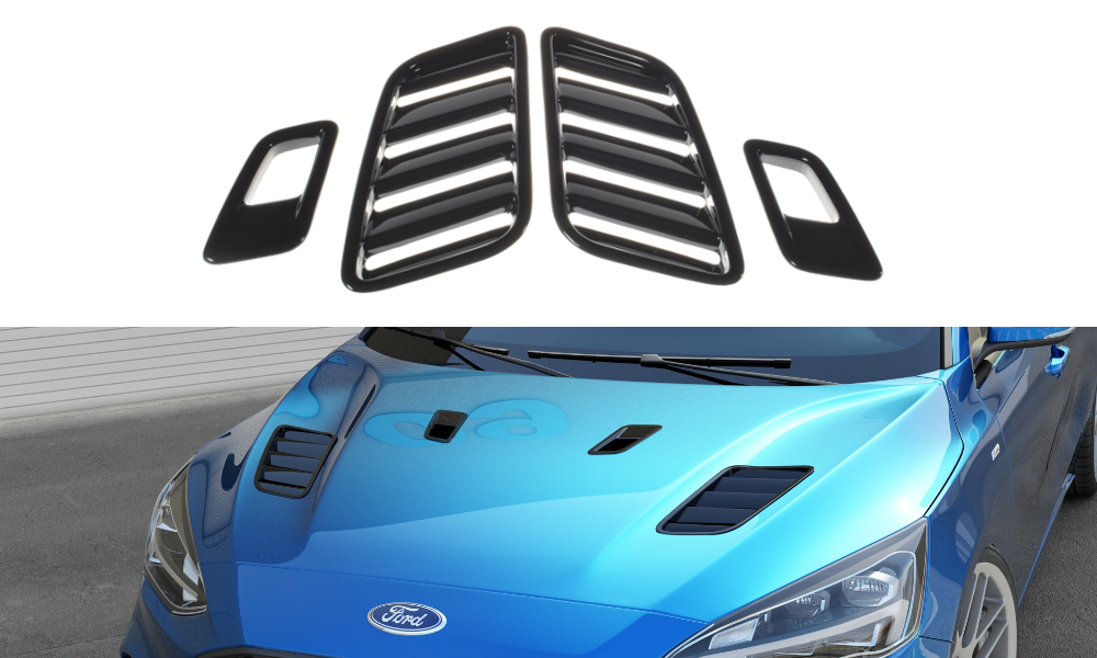 Motorhauben Luftschlitze für Ford Focus ST-Line / ST Mk4
