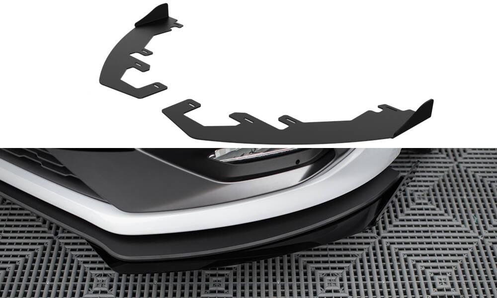 Front Stoßstangen Racing Flaps passend für Ford Fiesta Mk8 ST / ST-Line