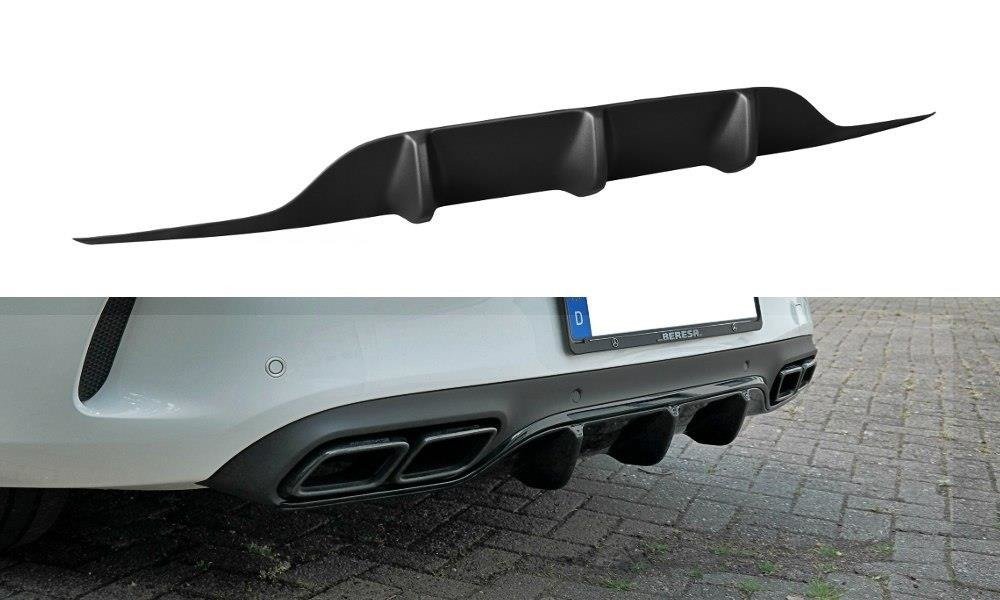 Diffusor Heck Ansatz für Mercedes C-Klasse C205 63 AMG Coupe