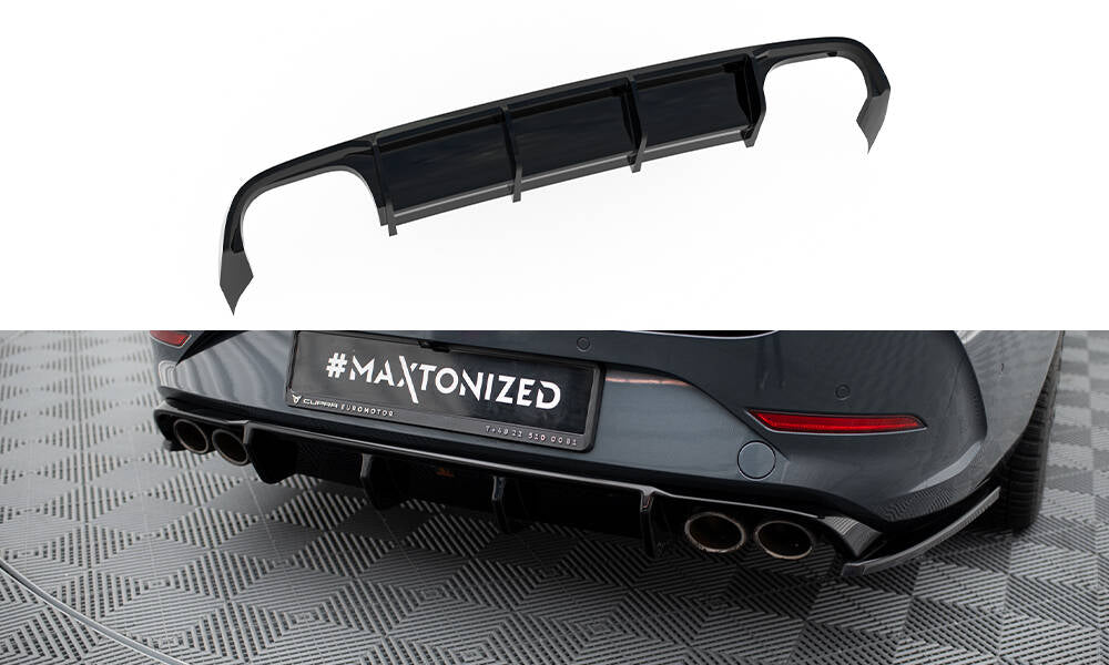 Diffusor Heck Ansatz für Cupra Leon ST Mk1 Facelift