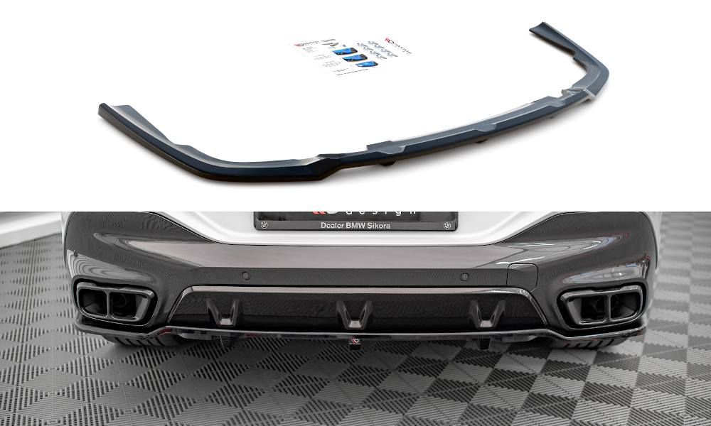 Mittlerer Cup Diffusor V1 DTM Look Heck Ansatz für BMW X6 M - Paket G06