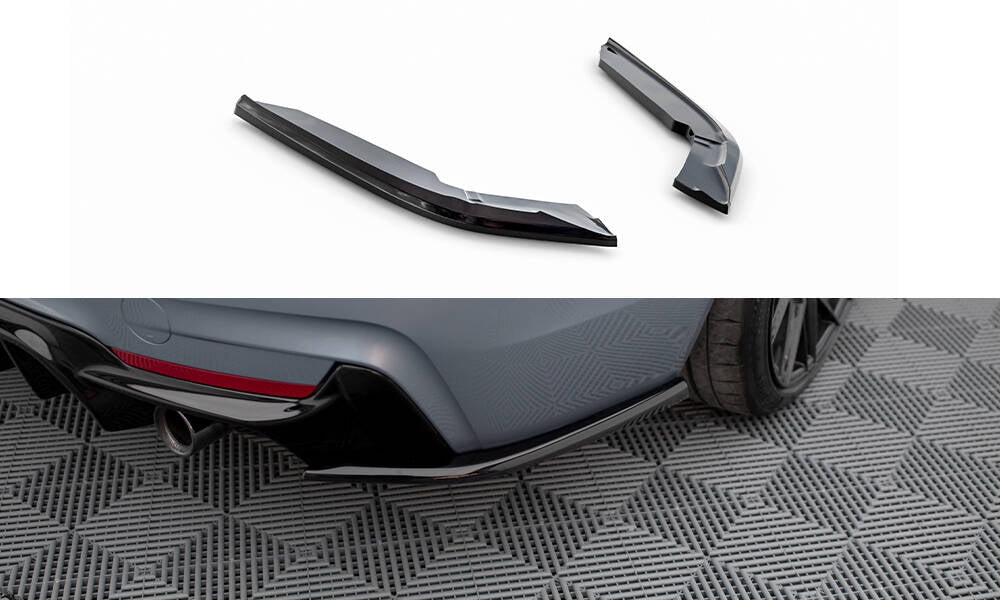Flaps Heckansatz V4 Diffusor für BMW 4er Coupe M - Paket F32