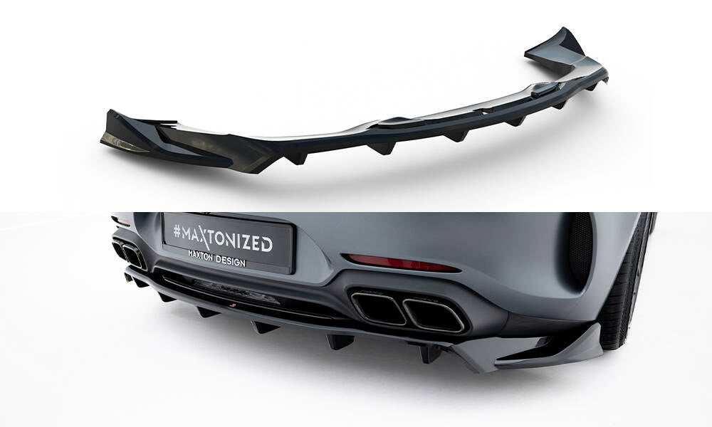 Mittlerer Cup Diffusor DTM Look Heck Ansatz für Mercedes-AMG GT C C190 Facelift