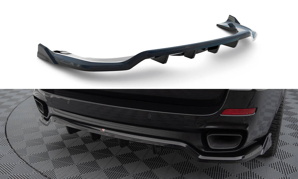 Mittlerer Cup Diffusor DTM Look Heck Ansatz für BMW X5 M-Paket F15