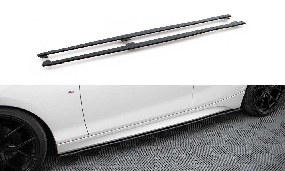 Street Pro Seitenschweller V2 Ansatz für für BMW 1er F20 M135i / M140i / M - Paket