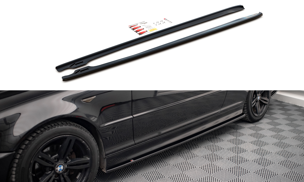 Seitenschweller V2 Ansatz für BMW 3er Coupe M - Paket E46