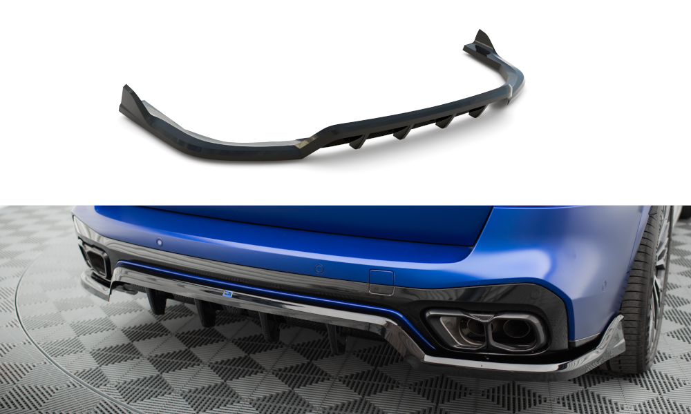 Mittlerer Cup Diffusor V2 DTM Look Heck Ansatz für BMW X5 M - Paket G05 Facelift