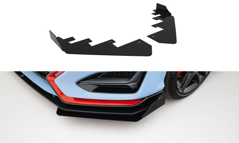 Front Stoßstange Flaps für Hyundai Veloster N Mk2