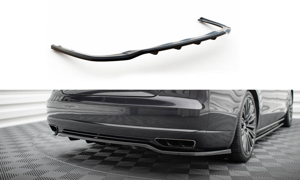 Mittlerer Cup Diffusor DTM Look Heck Ansatz für Audi A8 D4 Facelift