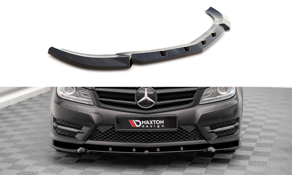 Frontlippe V1 für Mercedes-Benz C Coupe / Limousine / Kombi AMG-Line C204 / W204 Facelift / S204 Facelift