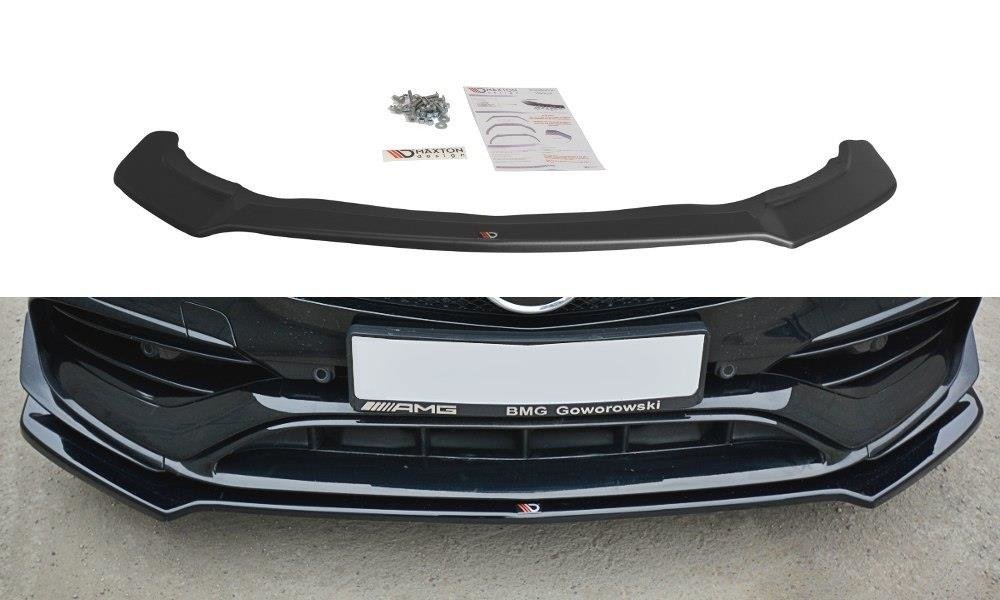 Frontlippe V2 für Mercedes CLA A45 AMG C117 Facelift Carbon Look