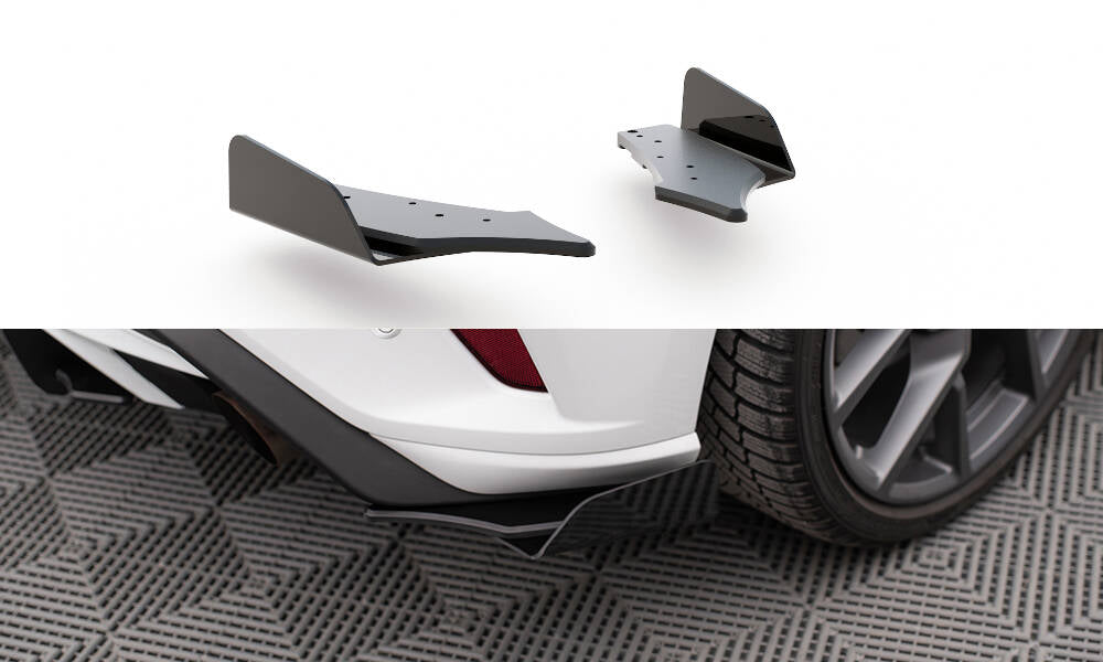 Street Pro Heck Ansatz Flaps Diffusor + Flaps für Ford Focus ST Mk4
