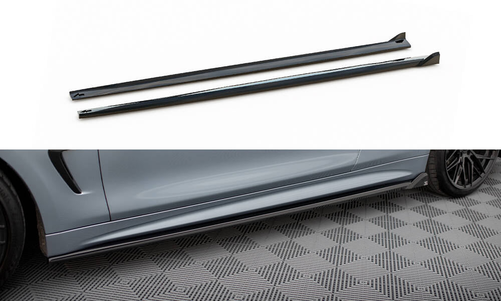 Seitenschweller V2 Ansatz für BMW 4er Coupe / Gran Coupe / Cabrio M - Paket F32 / F36 / F33