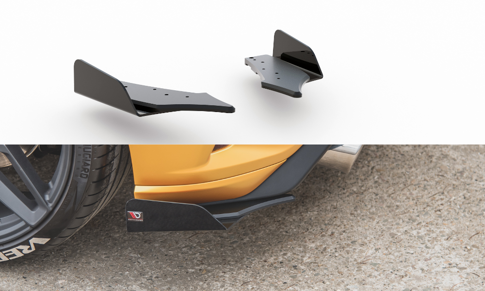 Street Pro Heck Ansatz Flaps Diffusor +Flaps für Ford Focus ST Mk4