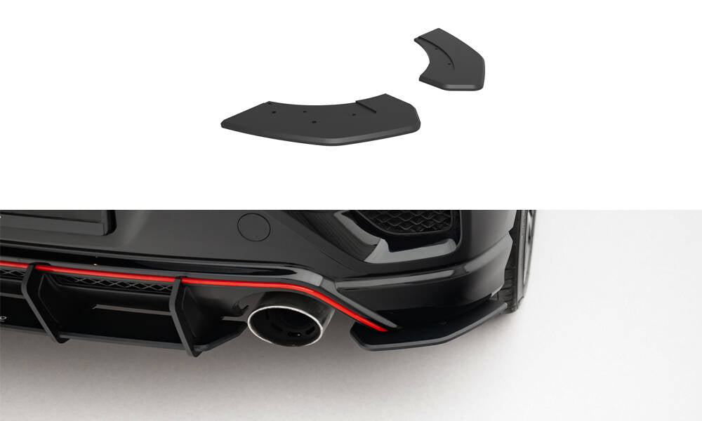 Street Pro Flaps Heckansatz Flaps Heckansatz für Hyundai Veloster N Mk2