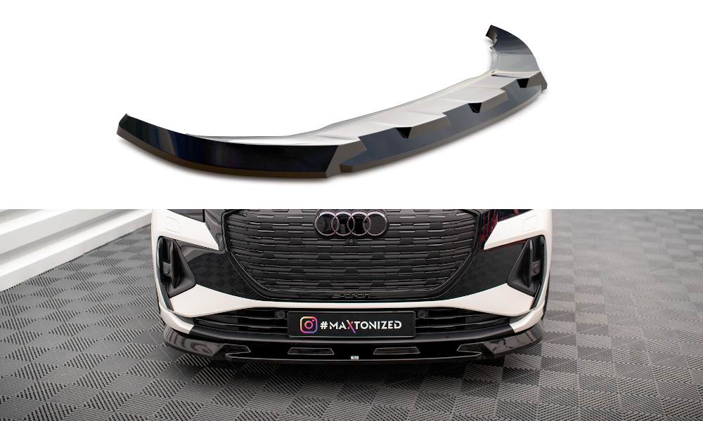 Frontlippe V1 für Audi Q4 e-tron Sportback S-line Mk1