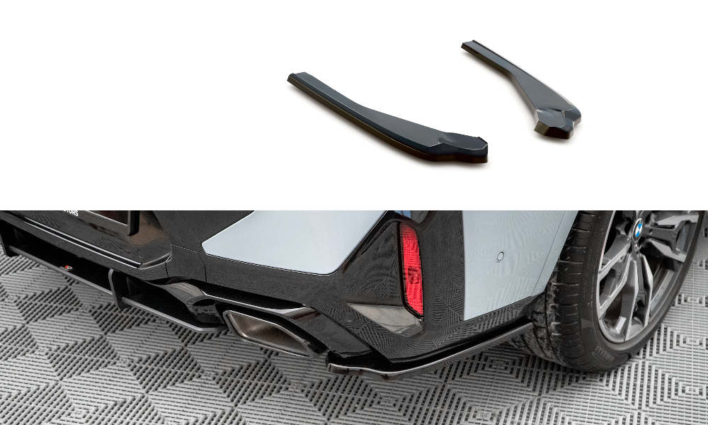 Flaps Heckansatz Diffusor für BMW X4 M-Paket G02 Facelift