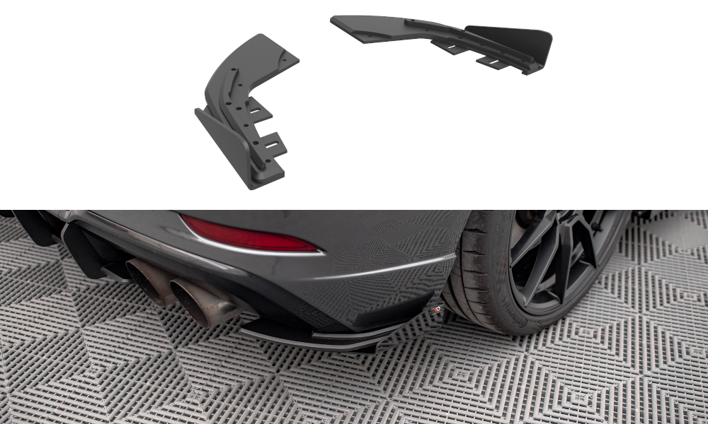 Street Pro Flaps Heckansatz Flaps Heckansatz + Flaps für Audi S3 Sportback 8V Facelift