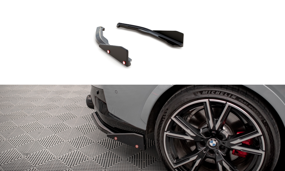 Flaps Heckansatz V2 Diffusor +Flaps für BMW 2 Coupe M240i G42