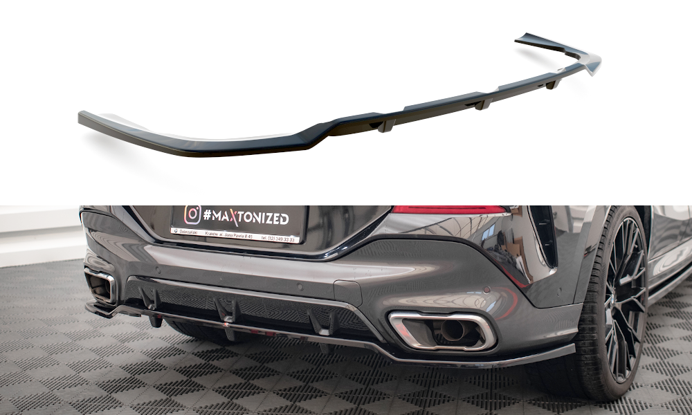 Mittlerer Cup Diffusor V2 DTM Look Heck Ansatz für BMW X6 M - Paket G06