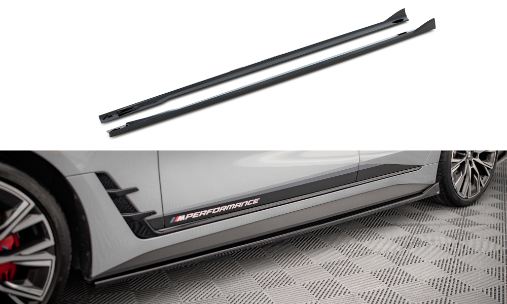 Seitenschweller V2 Ansatz für BMW 4er Gran Coupe M - Paket / M440i G26