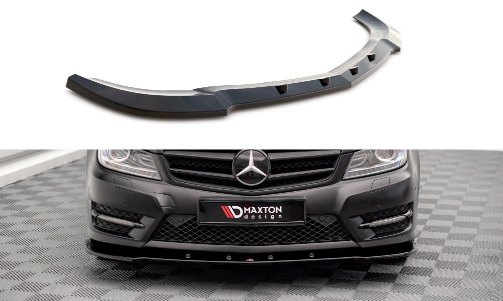 Frontlippe V2 für Mercedes-Benz C Coupe / Limousine / Kombi AMG-Line C204 / W204 Facelift / S204 Facelift