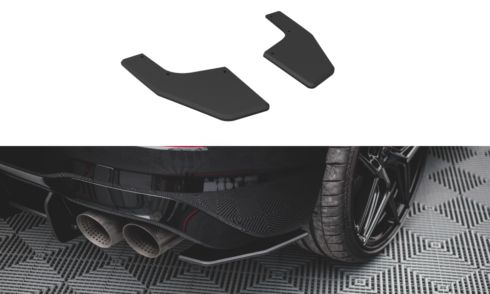Street Pro Heck Ansatz Flaps Diffusor für Volkswagen Golf R Mk8