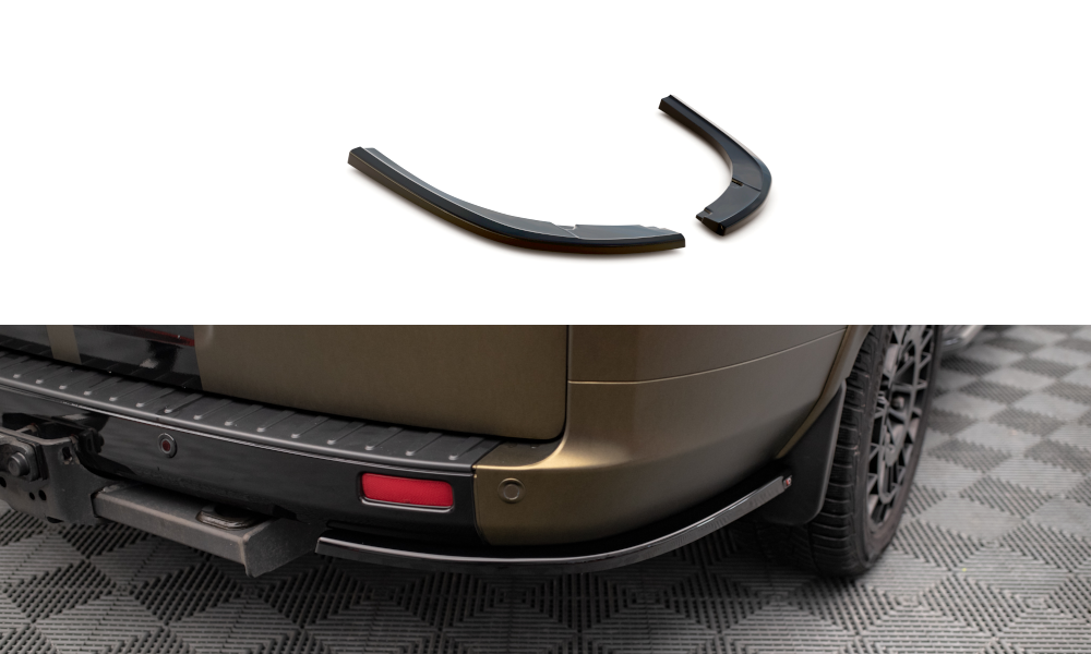 Heck Ansatz Flaps Diffusor für Ford Tourneo Custom Mk1 Facelift