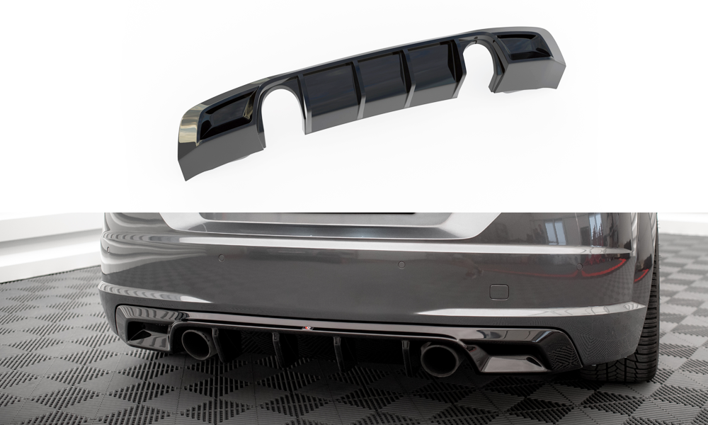 Diffusor Heck Ansatz für Audi TT S-Line 8S