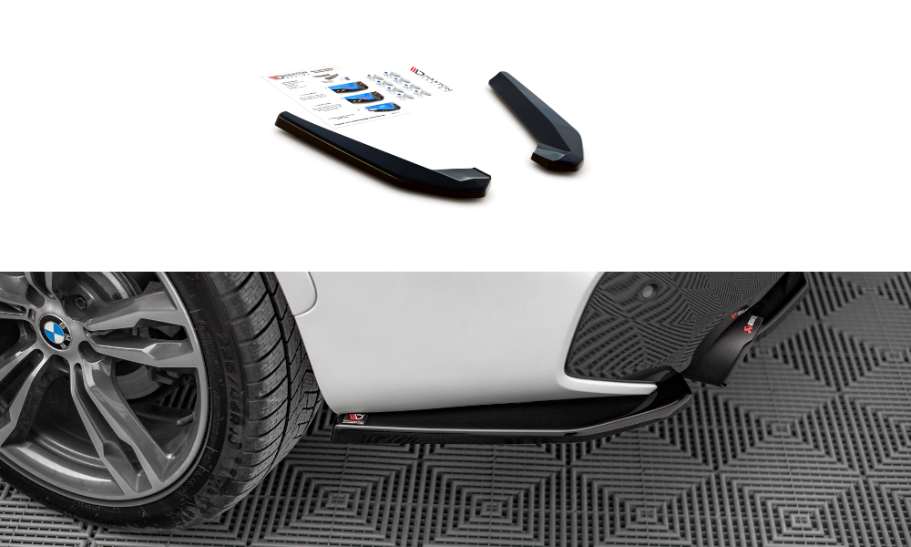 Flaps Heckansatz Diffusor für BMW X1 M-Paket F48 / F48 Facelift