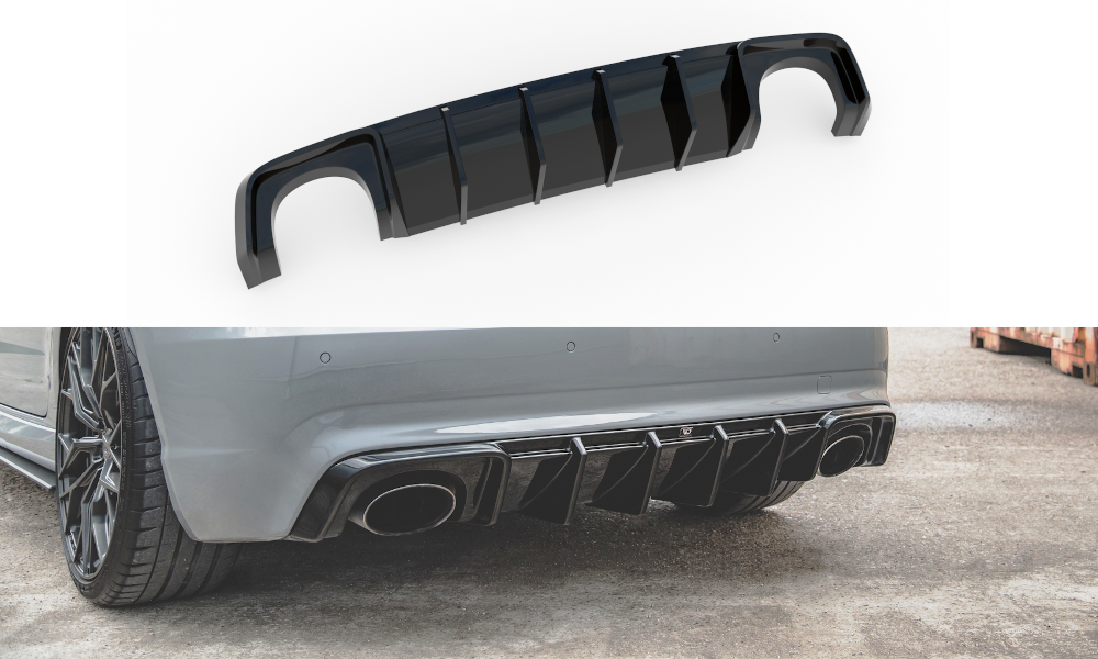 Diffusor Heck Ansatz für Audi RS3 8V Sportback