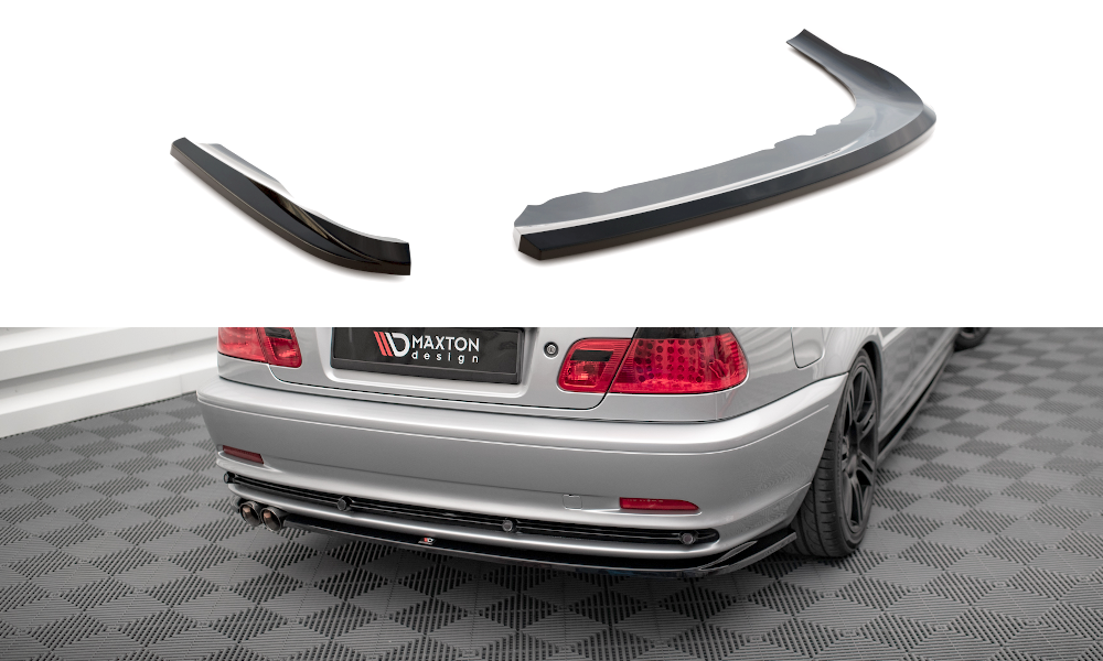 Flaps Heckansatz Diffusor für BMW 3er Coupe E46